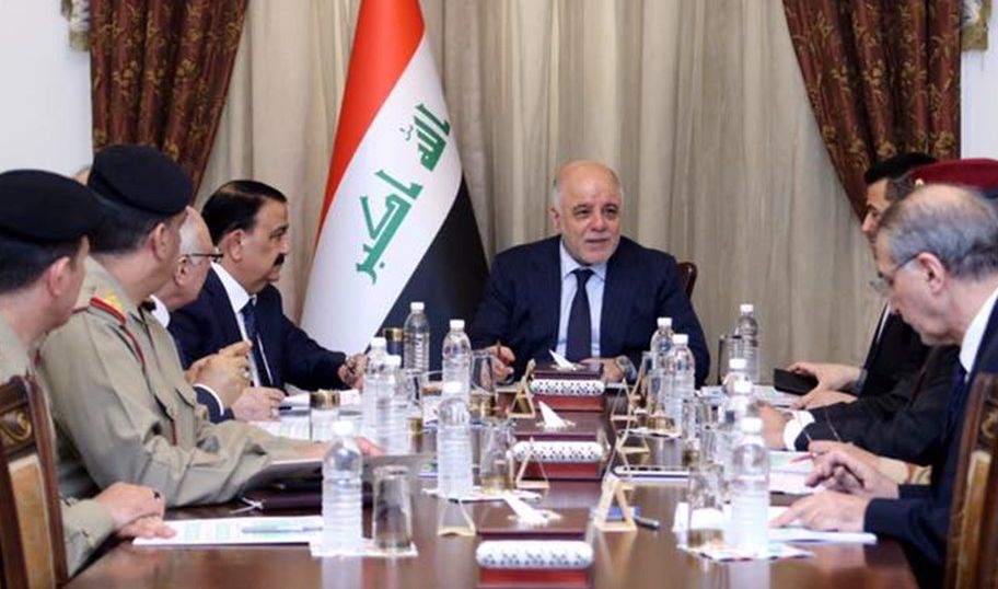 العبادي يترأس اجتماع المجلس الوزاري للأمن لمناقشة احداث سوريا ومصر وعمليات الموصل