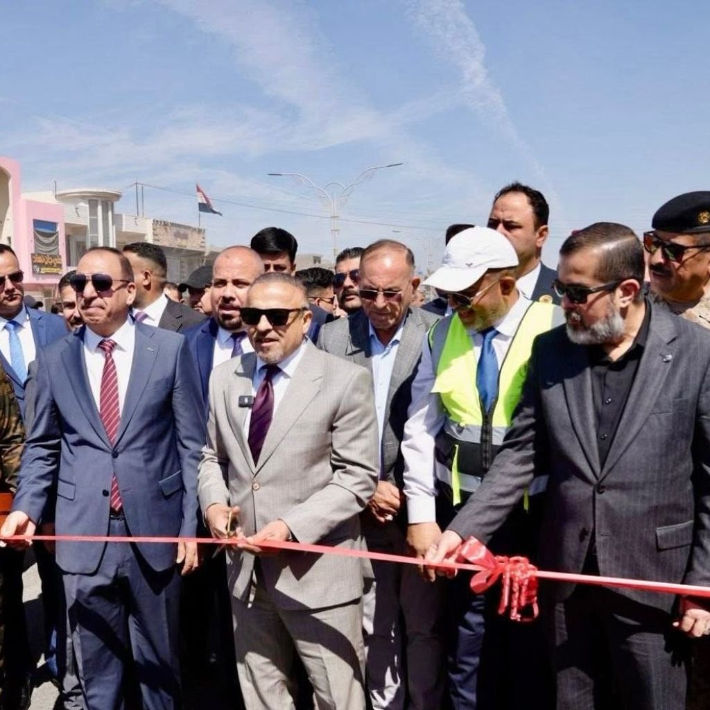 محافظ صلاح الدين يفتتح مجسر الطوز الرابط بين ممرّي طريق بغداد ـ كركوك