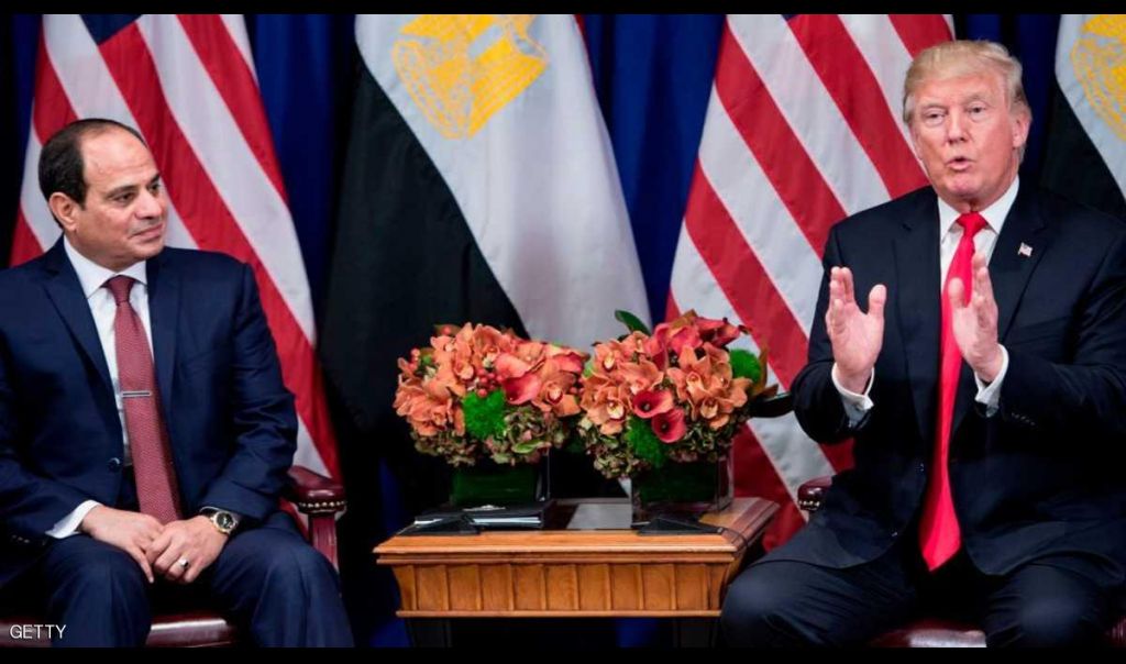 ترامب يدرس استئناف المساعدات العسكرية لمصر
