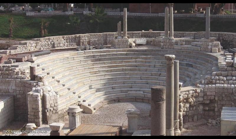  اكتشاف بقايا مدينة ترجع للقرن الرابع بعد الميلاد بالإسكندرية