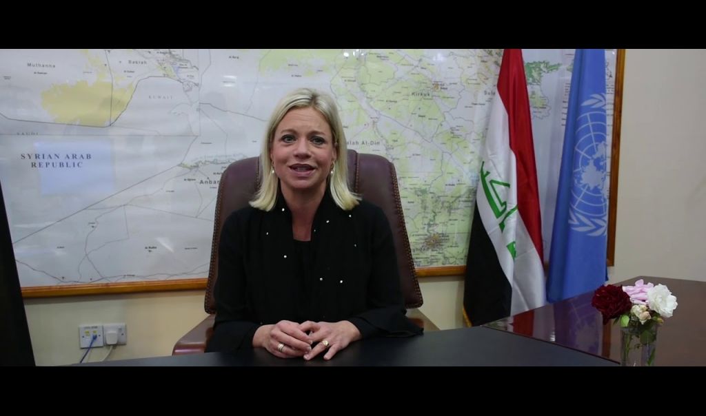 وصول ممثلة الأمين العام للأمم المتحدة في العراق الى الموصل
