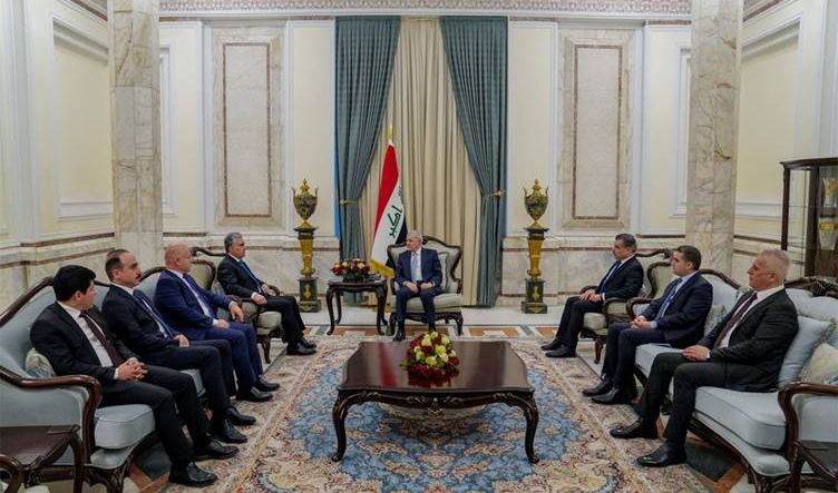 رئيس الجمهورية يؤكد أهمية استمرار التنسيق بين الحكومتين ببغداد وأربيل