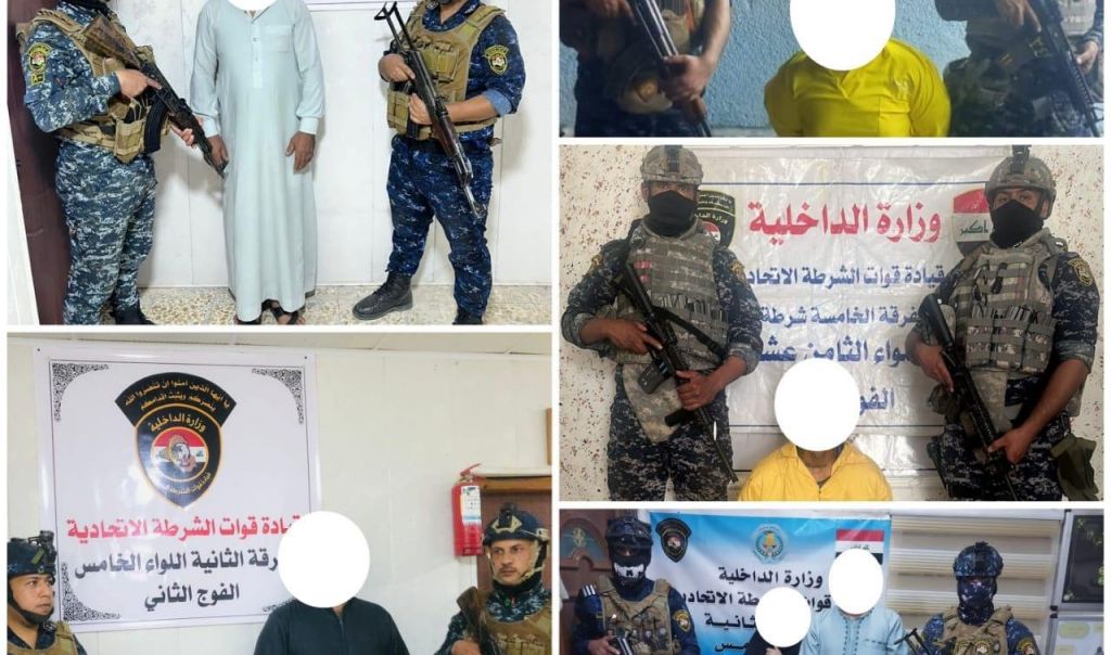 القبض على 6 متهمين بجرائم مختلفة بينهم بالإرهاب في بغداد