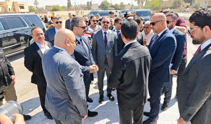 رئيس هيئة المنافذ الحدودية ومحافظ نينوى يتفقدان مطار الموصل الدولي