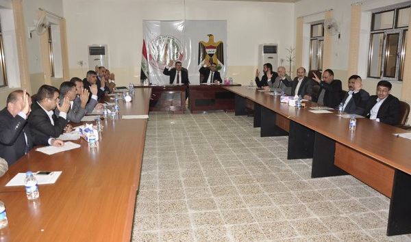 مجلس محافظة نينوى يعقد جلسته الاعتيادية ويناقش عدة امور مهمة