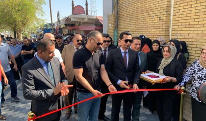 وزير النقل يفتتح خطاً جديداً للنقل الجماعي في بغداد