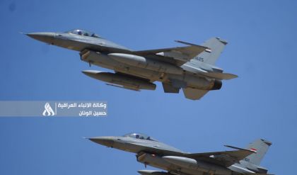 طيران القوة الجوية يدمر وكراً لداعش في كركوك