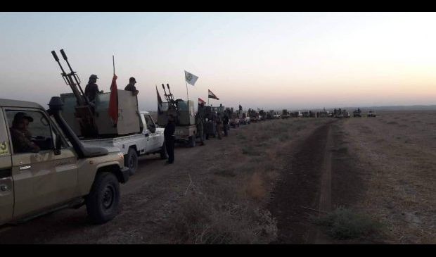  الحشد ينهي تفتيش عدد من قرى ناحية القيارة جنوب الموصل 