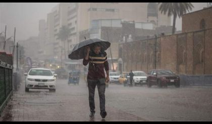 طقس العراق.. أمطار غزيرة وحالوب خلال الأيام الأربعة المقبلة