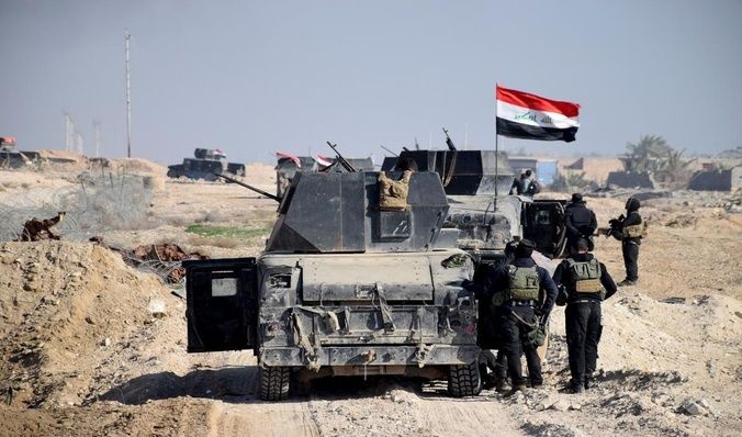 جهاز مكافحة الارهاب يقتحم حي السكك بأيمن الموصل