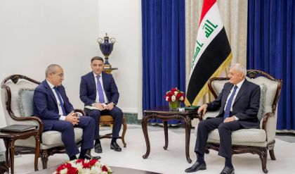 رئيس الجمهورية :العراق يتطلع لدخول شركات أذربيجانية إلى السوق المحلية
