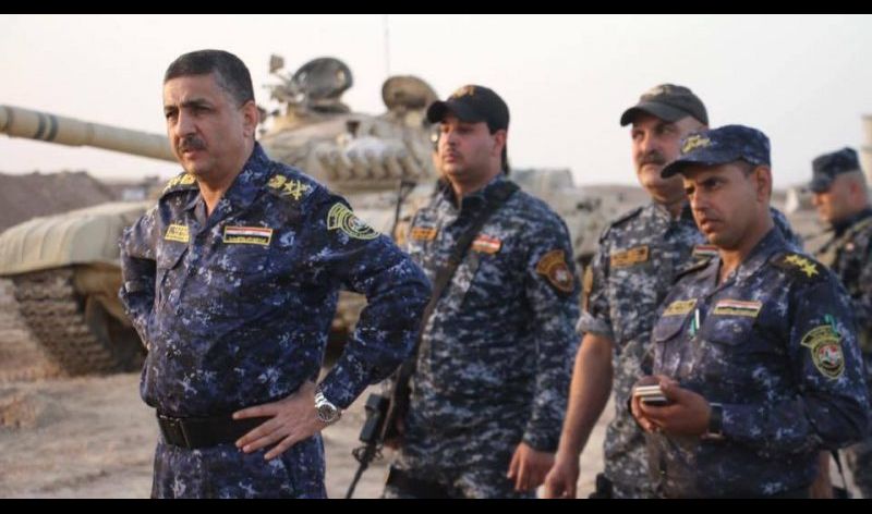 قوات الشرطة الاتحادية تسيطر على تقاطع منطقة الفتحة بقضاء الحويجة