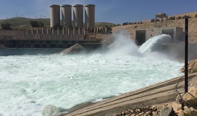  الحكومة المركزية تقلص الاطلاقات من سد الموصل تحسبا من فيضان