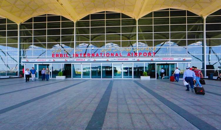 تعليق الرحلات الجوية في مطار أربيل الدولي