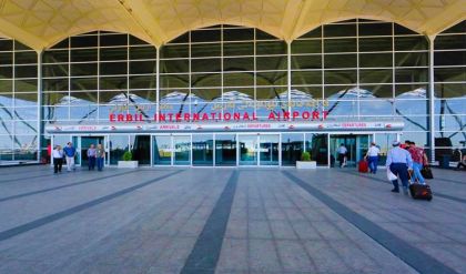 تعليق الرحلات الجوية في مطار أربيل الدولي
