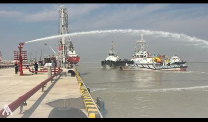 النقل تعلن افتتاح رصيف نفطي في ميناء خور الزبير