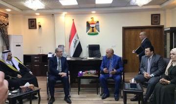 الحداد خلال لقائه بمحافظ الموصل: سنعمل جاهدين لدعم المحافظة وعودتها أفضل من السابق