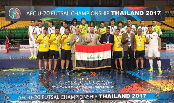 العراق يكتفي بوصافة بطولة آسيا لكرة الصالات للشباب
