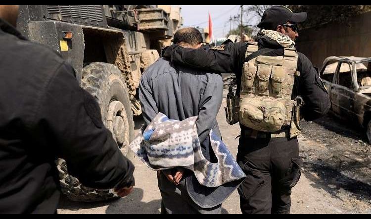 اعتقال مسؤول الغنائم بداعش في أيسر الموصل 