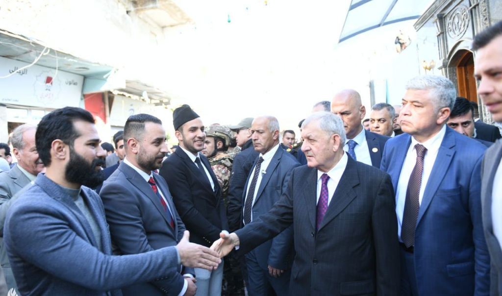 رئيس الجمهورية يعود لبغداد بعد اختتام زيارته التفقدية إلى نينوى