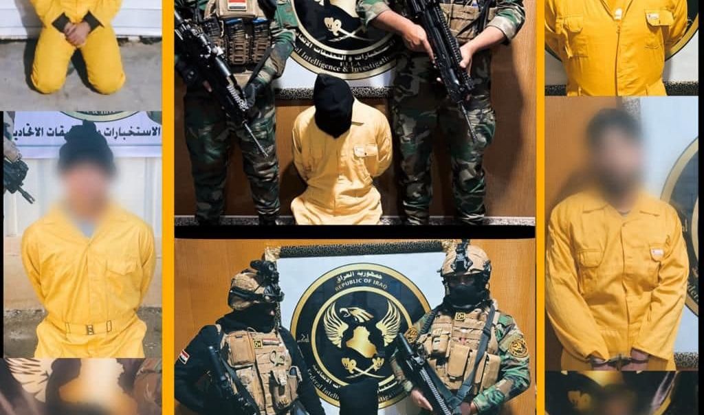 القبض على 8 إرهابيين عملوا بديوان الجند والمفارز الأمنية لداعش في كركوك