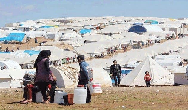  حقوق الانسان: ١٥٣٣٠ عائلة متبقية بمخيمات النزوح في نينوى 