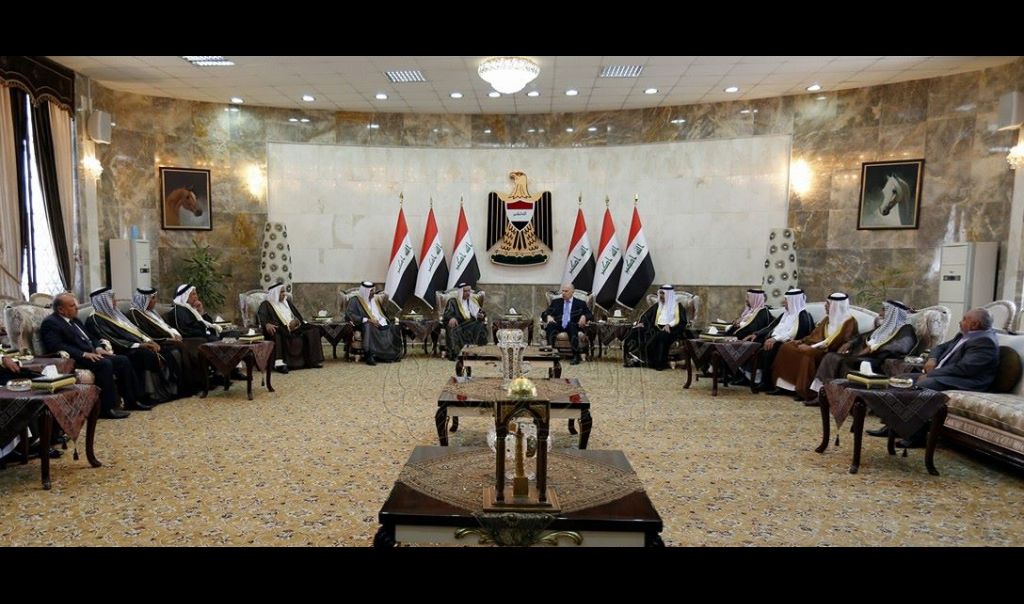 نائب رئيس الجمهورية يستقبل مجموعة كبيرة من شيوخ مناطق شمال بغداد