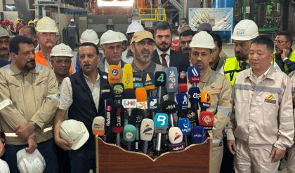وزير الصناعة: مصنع الحديد والصلب الذي افتتح اليوم بطاقة 600 ألف طن سنوياً