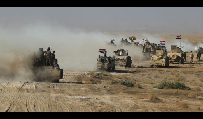 تدمير اربعة مضافات لداعش في الانبار قرب الحدود السعودية
