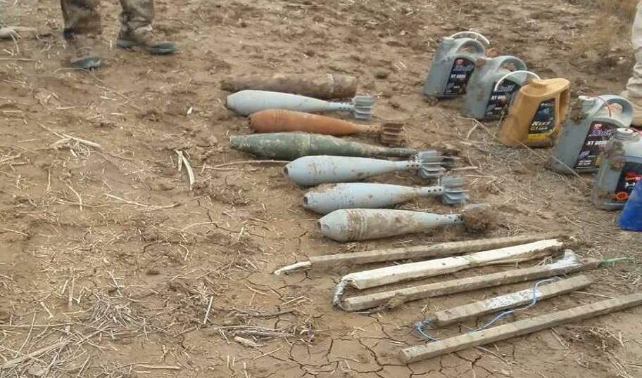 العثور على 13 قذيفة مدفع نمساوي في الموصل 