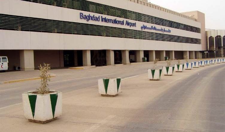 تعليق الرحلات الجوية في مطار بغداد بسبب العاصفة الترابية منذ 3 ساعات