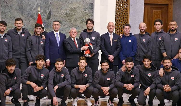 رئيس الجمهورية: لاعبو المنتخب الوطني أصبحوا رمزاً للشباب العراقي