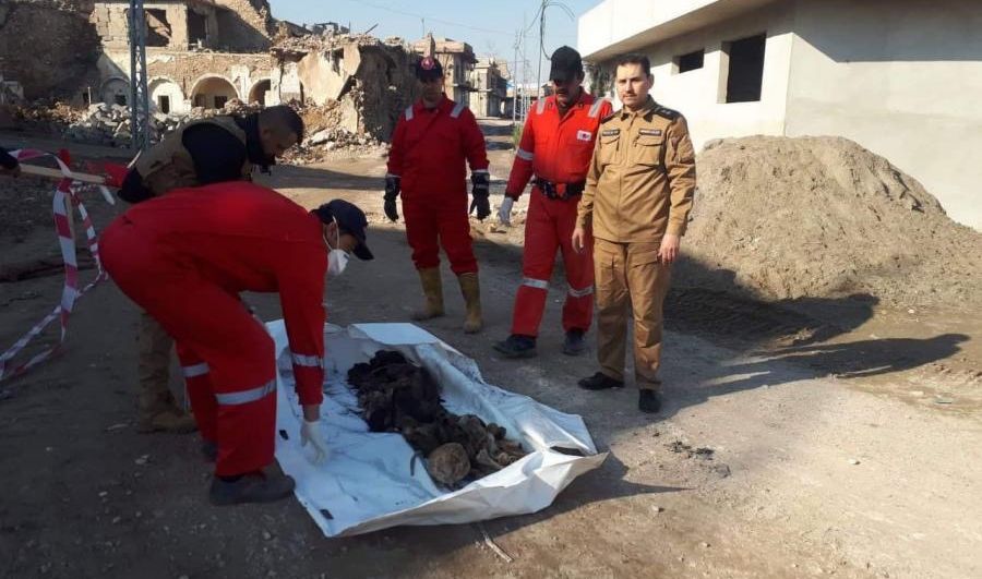  انتشال خمس جثث مجهولة الهوية في الموصل القديمة 