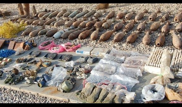  العثور على مخزن أسلحة وذخائر لداعش في صلاح الدين 